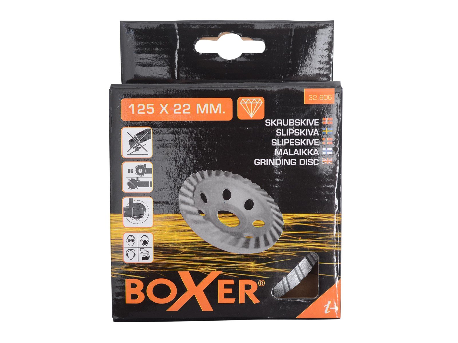 Boxer Diamond grinding disc Ø125 mm Boxer Diamond grinding disc Ø125 mm